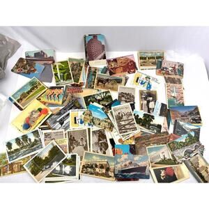 180+ Mixed Lot Vintage Postcards‎ Locations 1900s–1970s Ephemera RPPC